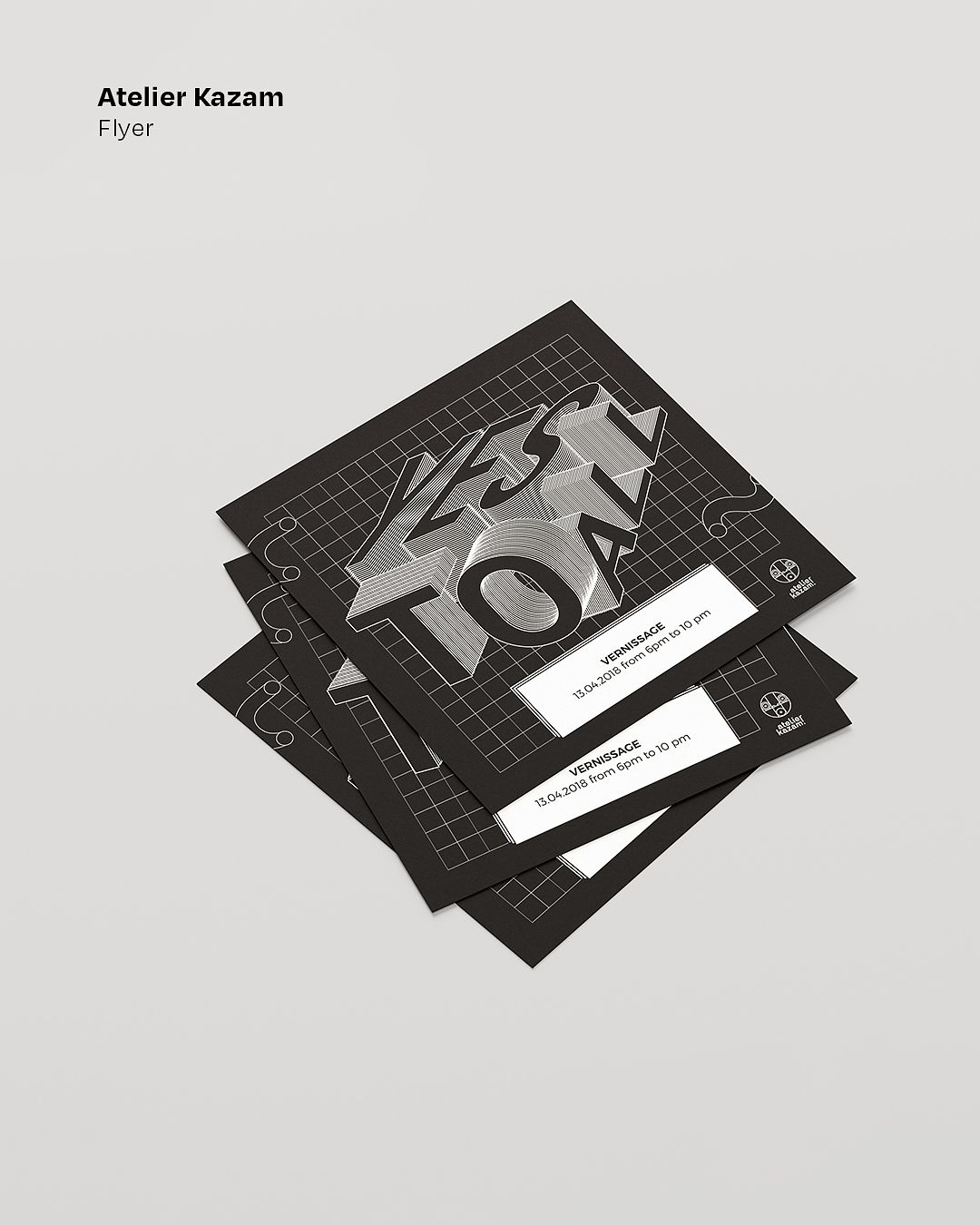 Titre Flyer événementiel — Atelier Kazam Descripti