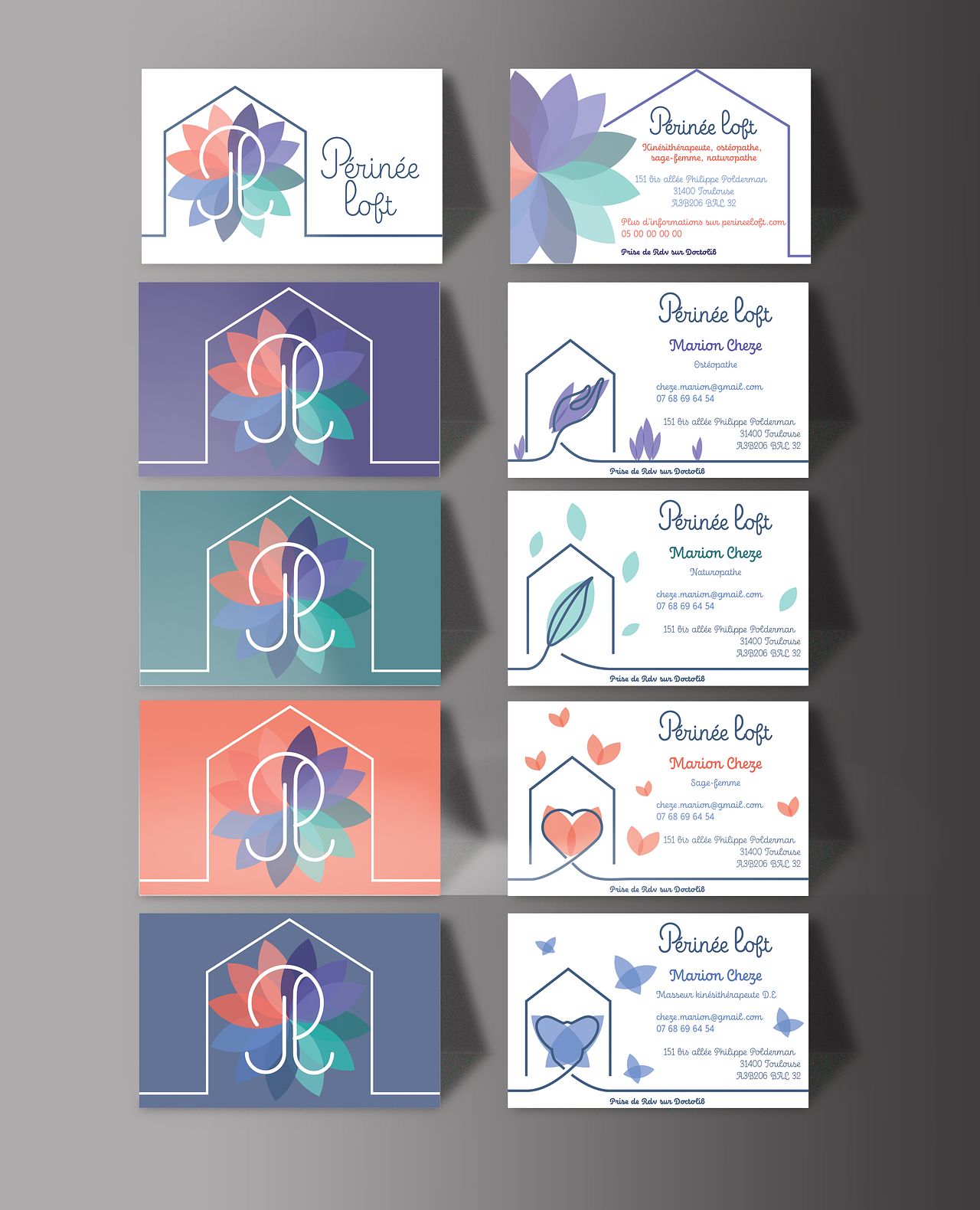 Carte de visite Périnée Loft