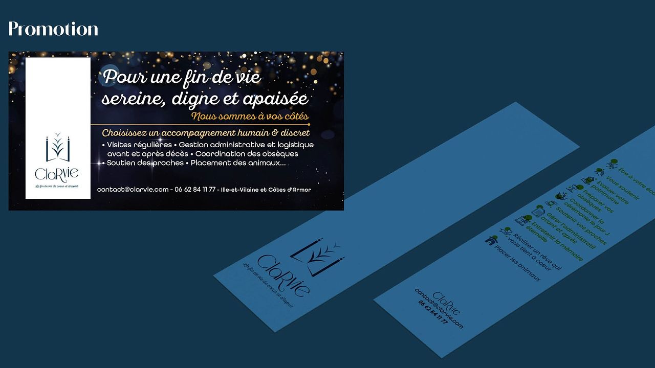 Encart presse et marque page