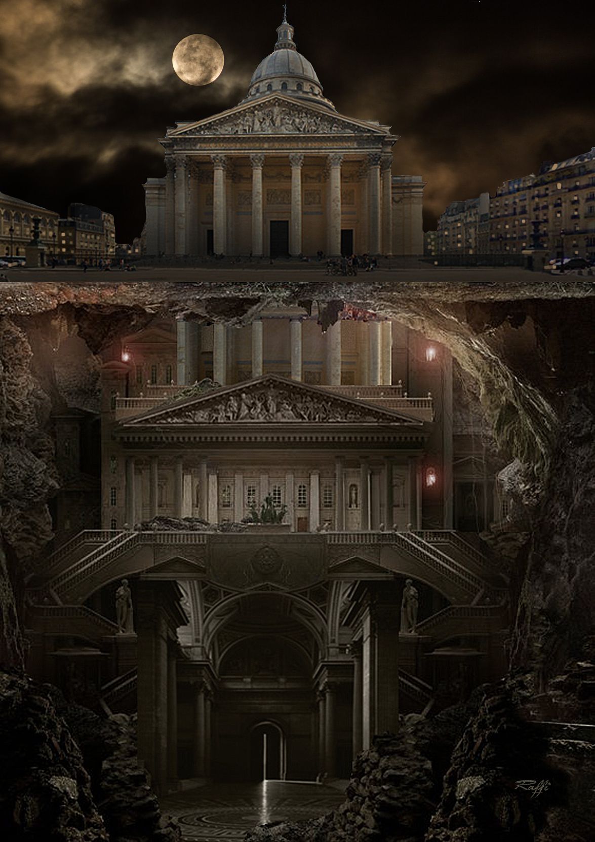 AFFICHE PANTHÉON NUIT