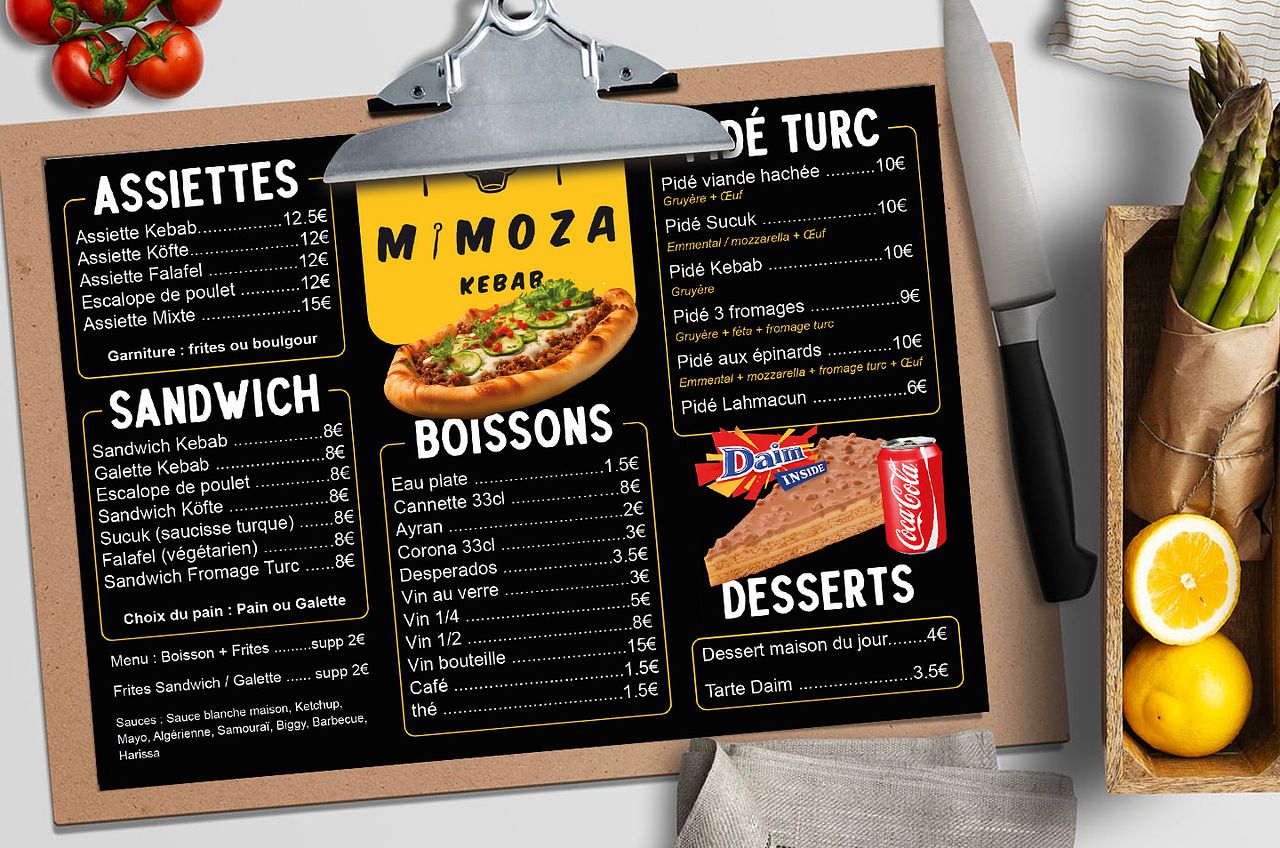 Menu Tacos / Restaurant