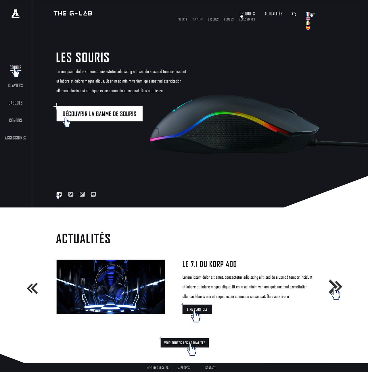 The G-Lab - Web Design