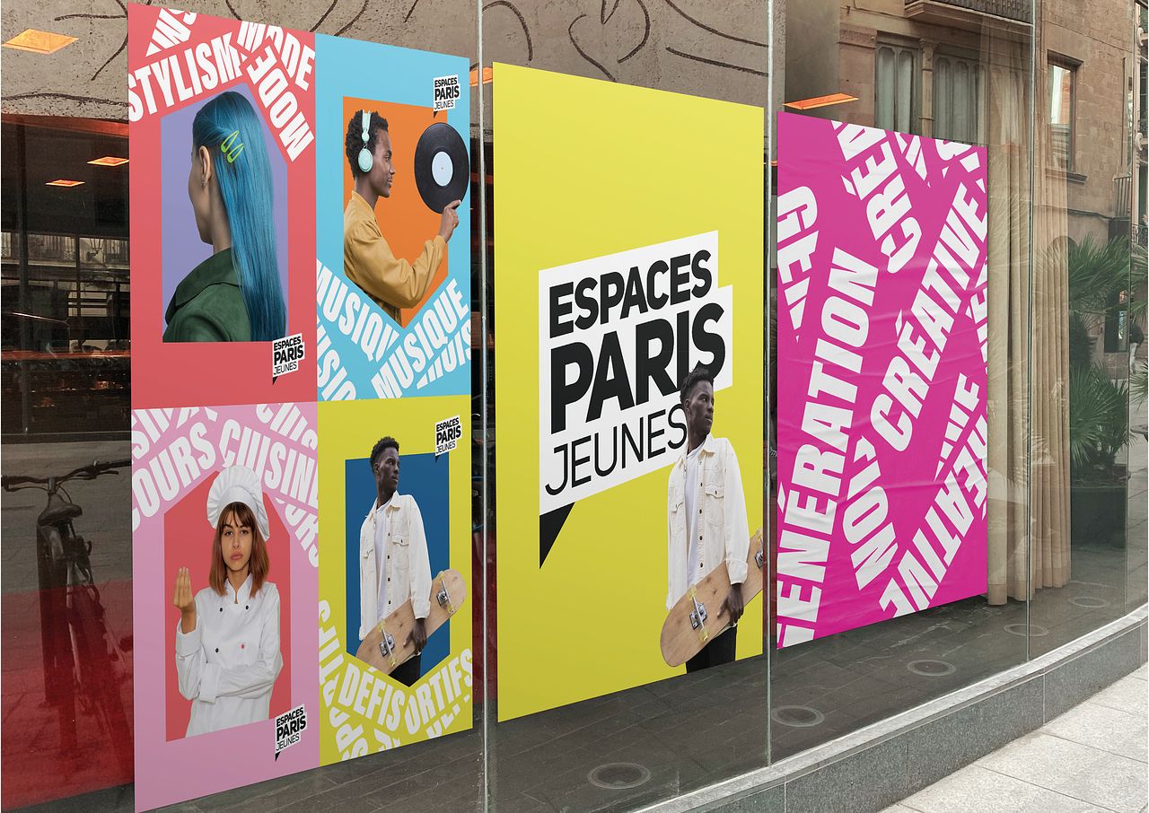 Identité pour le dispositif Espaces Paris Jeunes