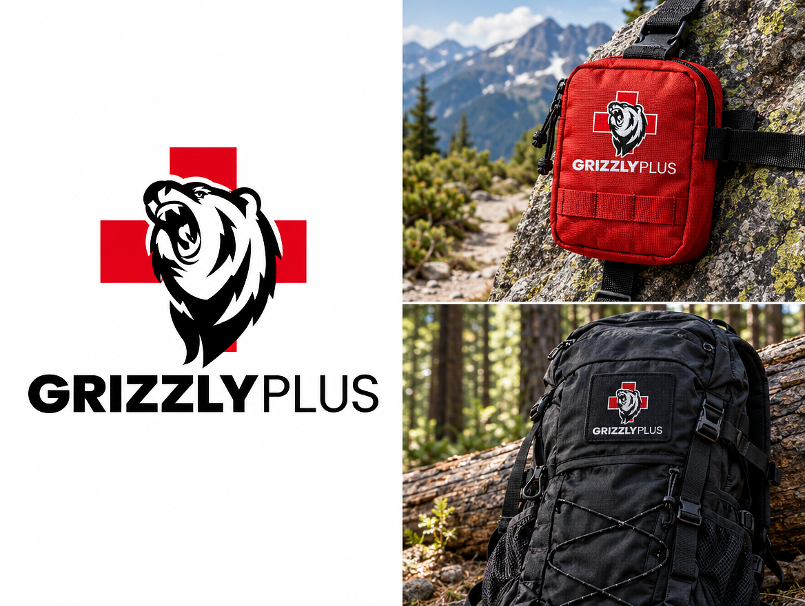 Grizzly Plus — Identité outdoor
