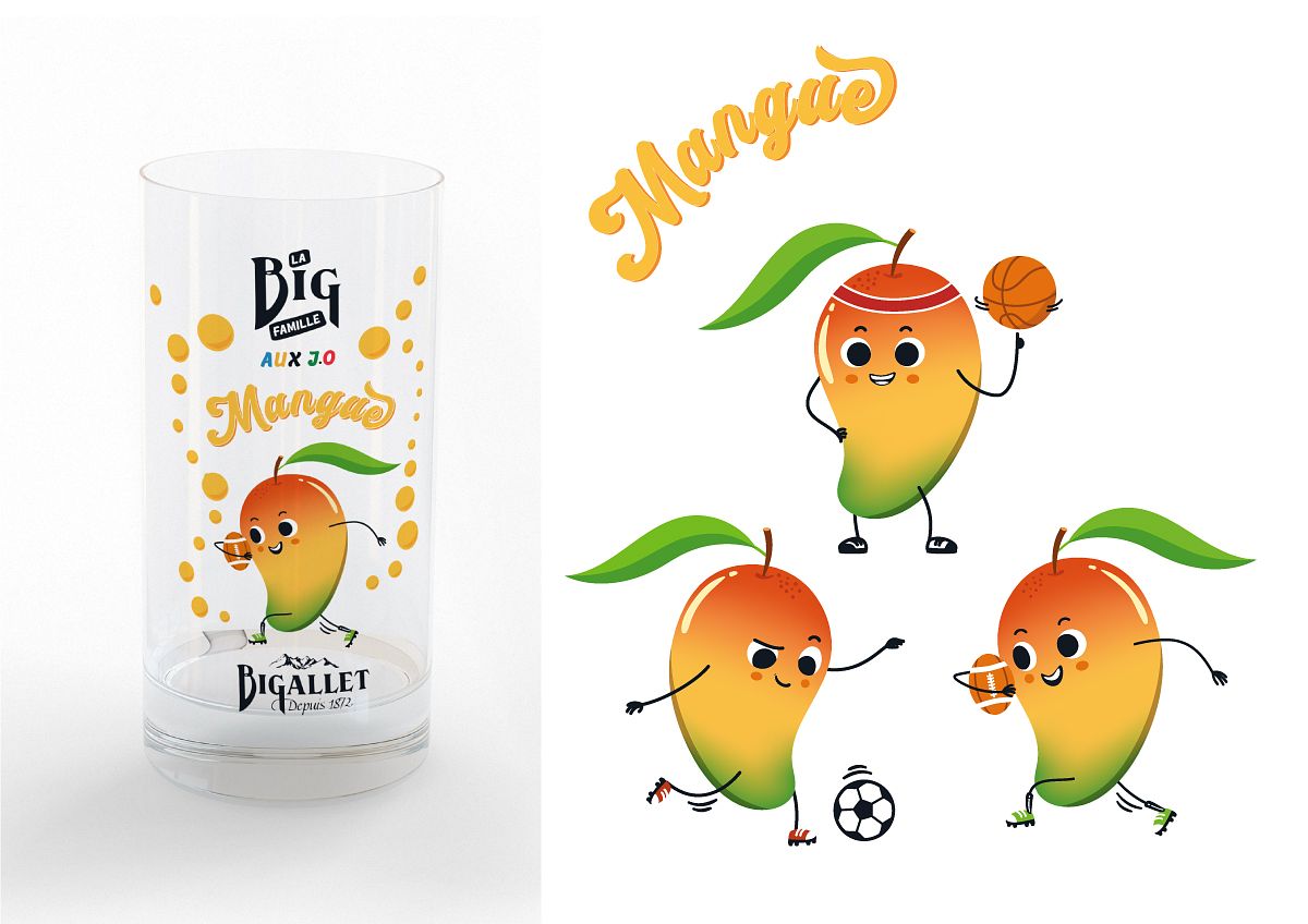 Illustration pour Bigallet