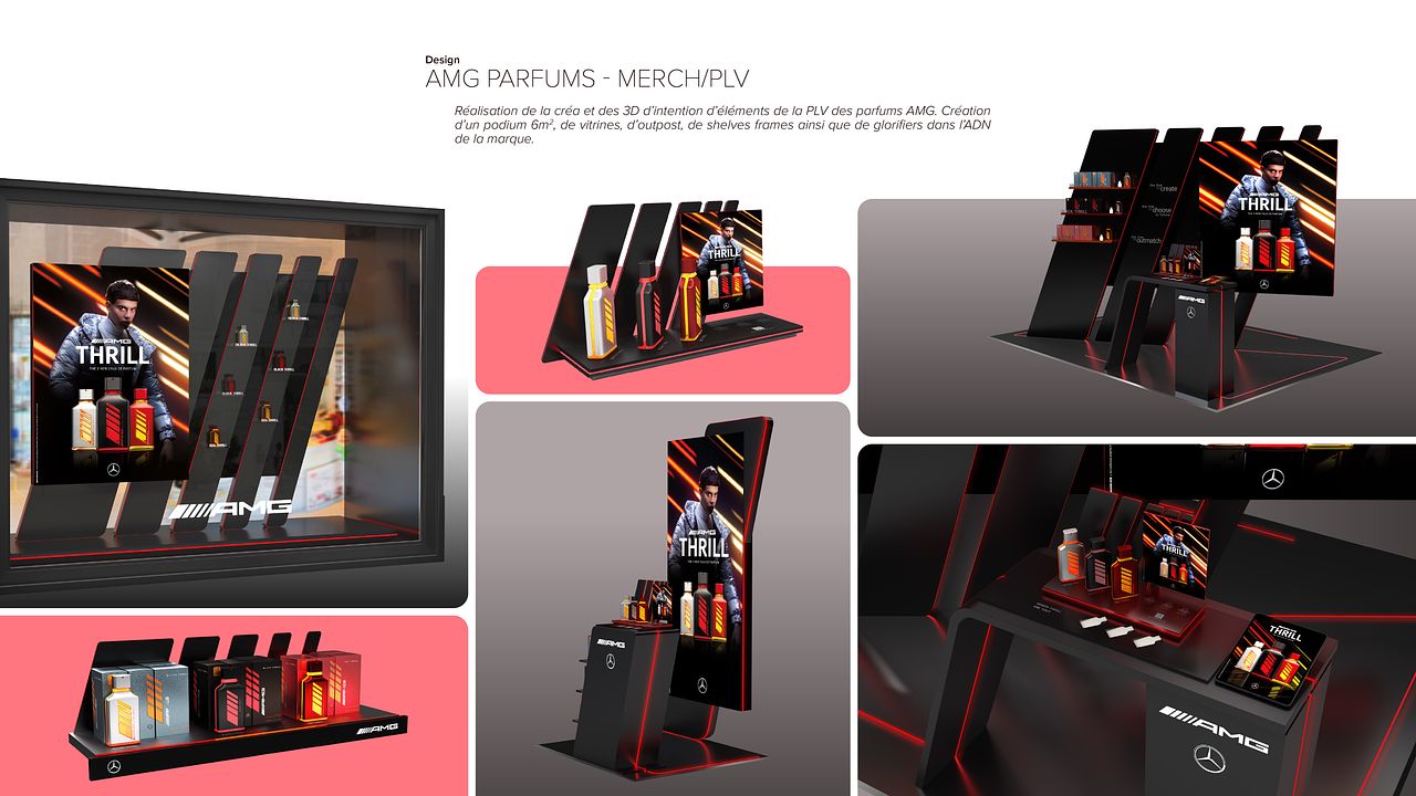 AMG Parfums - MERCH/PLV