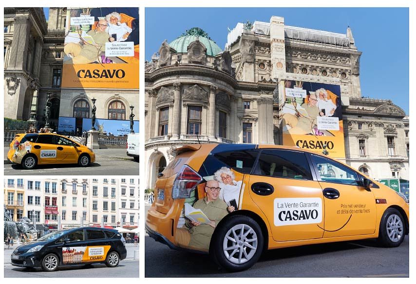 Campagne publicitaire pour CASAVO