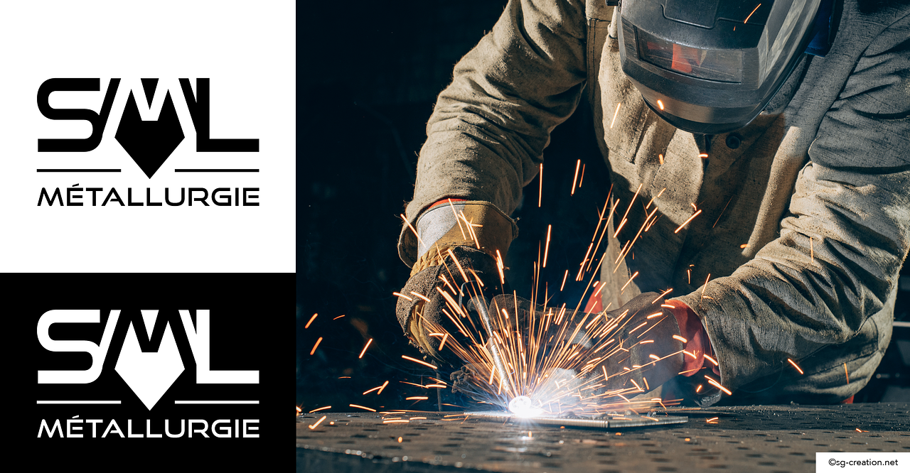 Création logo pour SML Métallurgie