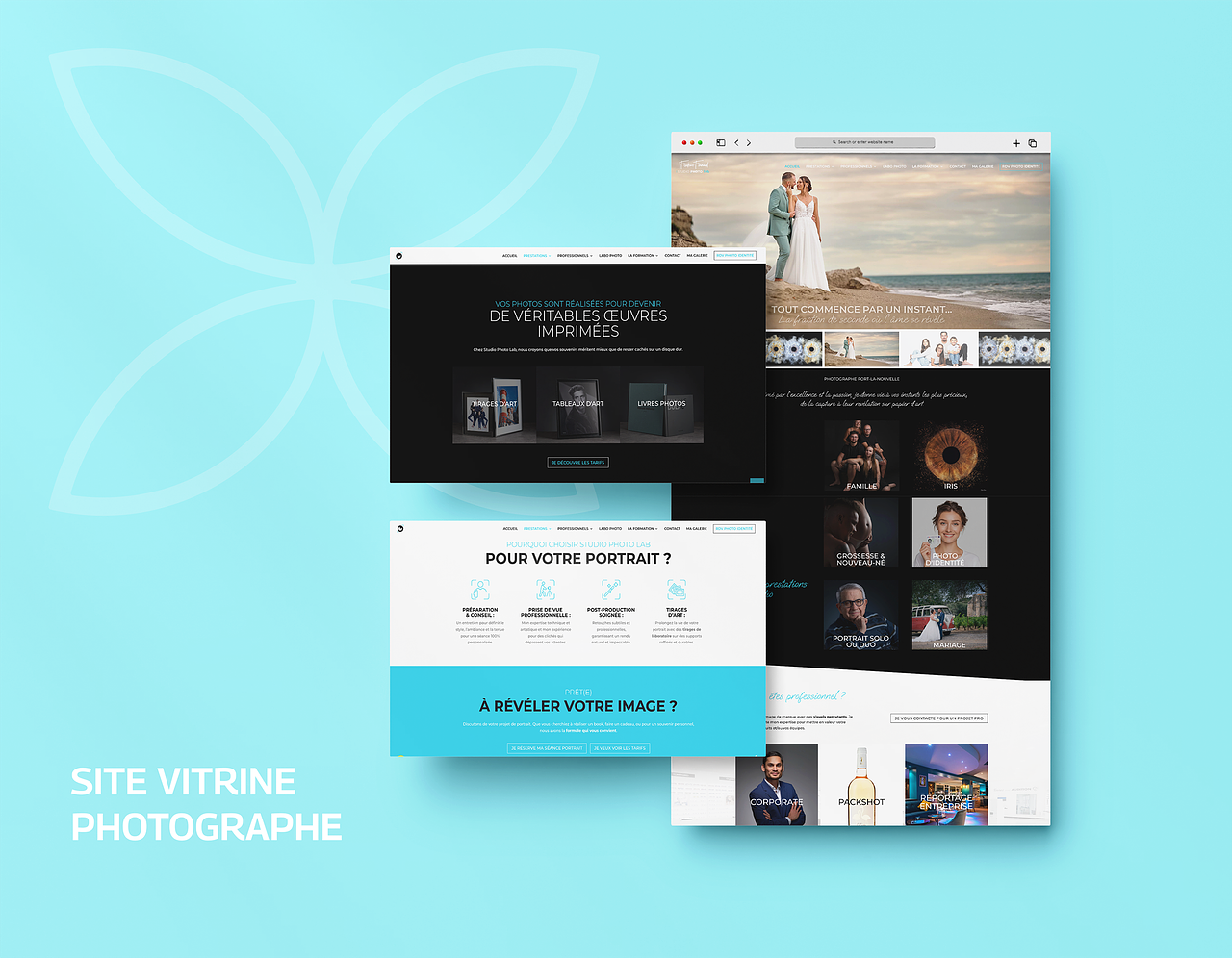 SITE VITRINE PHOTOGRAPHE