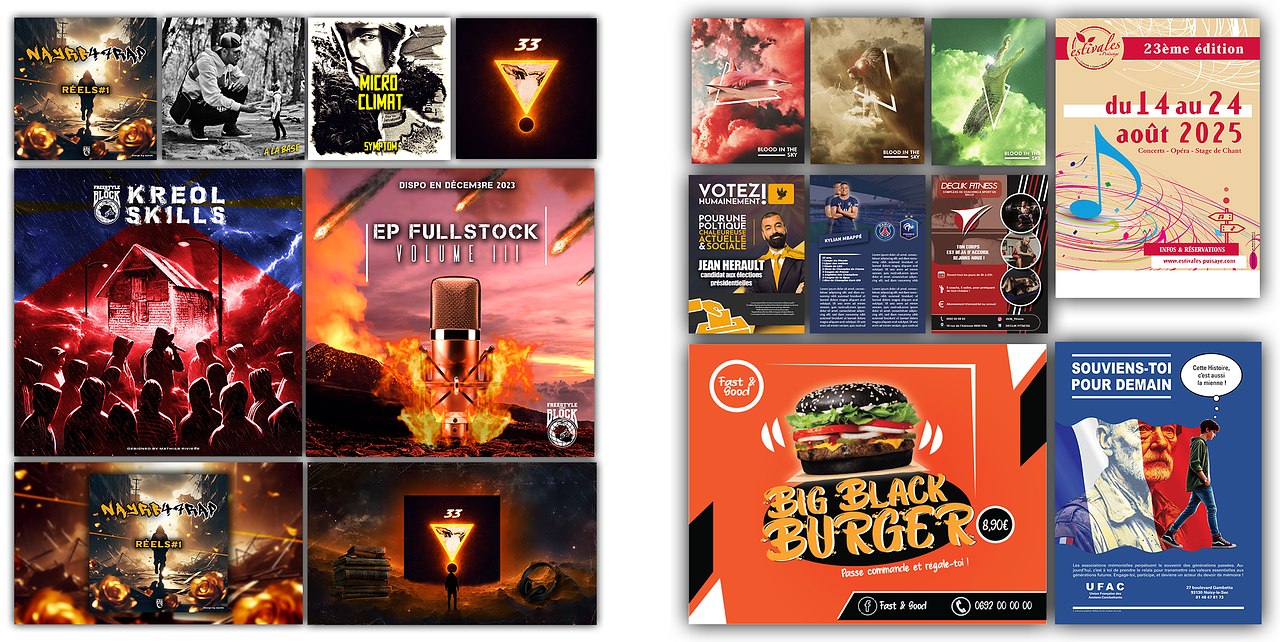 Combinaison de mes travaux.