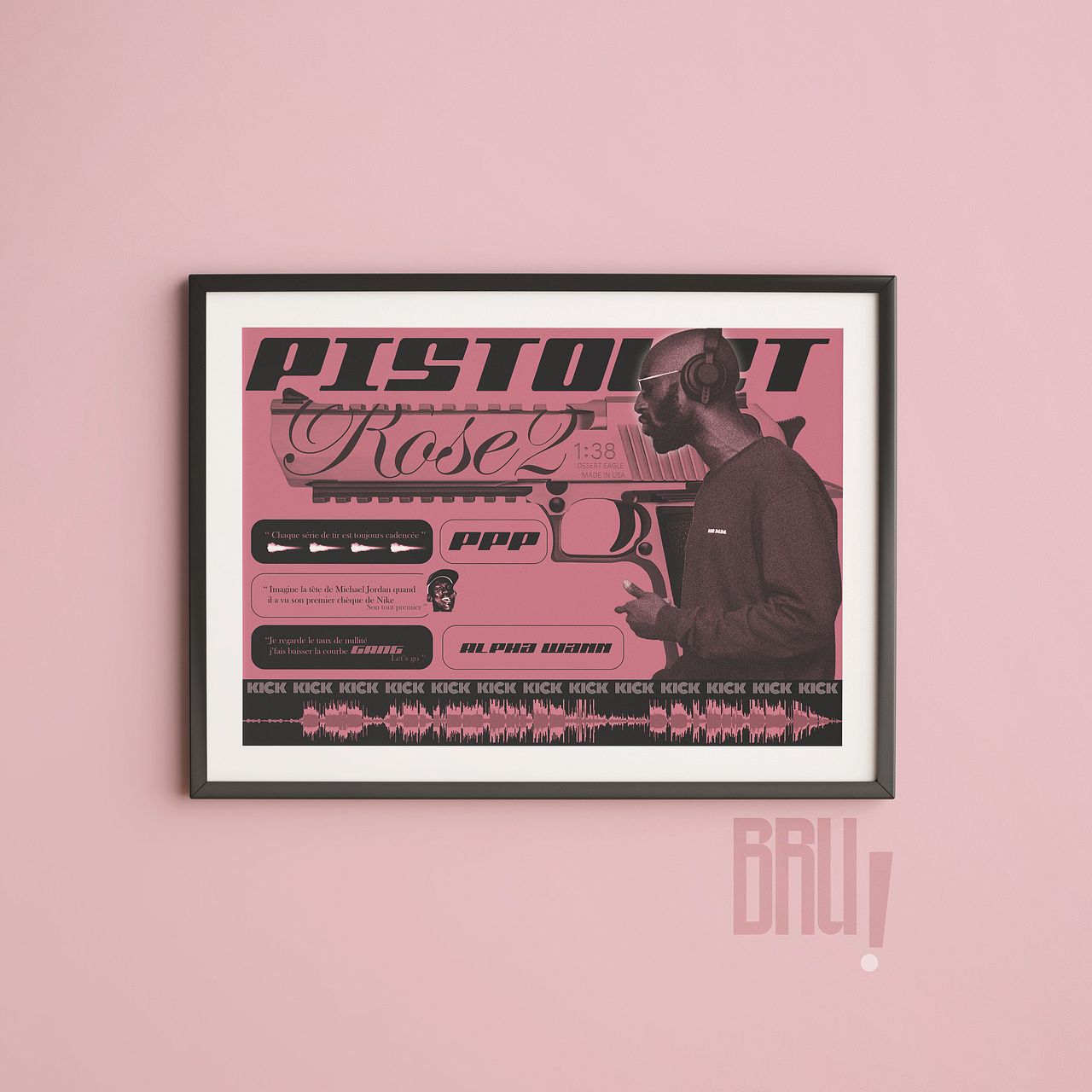 Pistolet Rose 2 - Alpha Wann