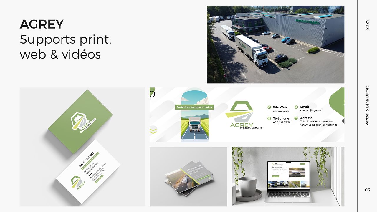 Supports print, Site web & Social Media