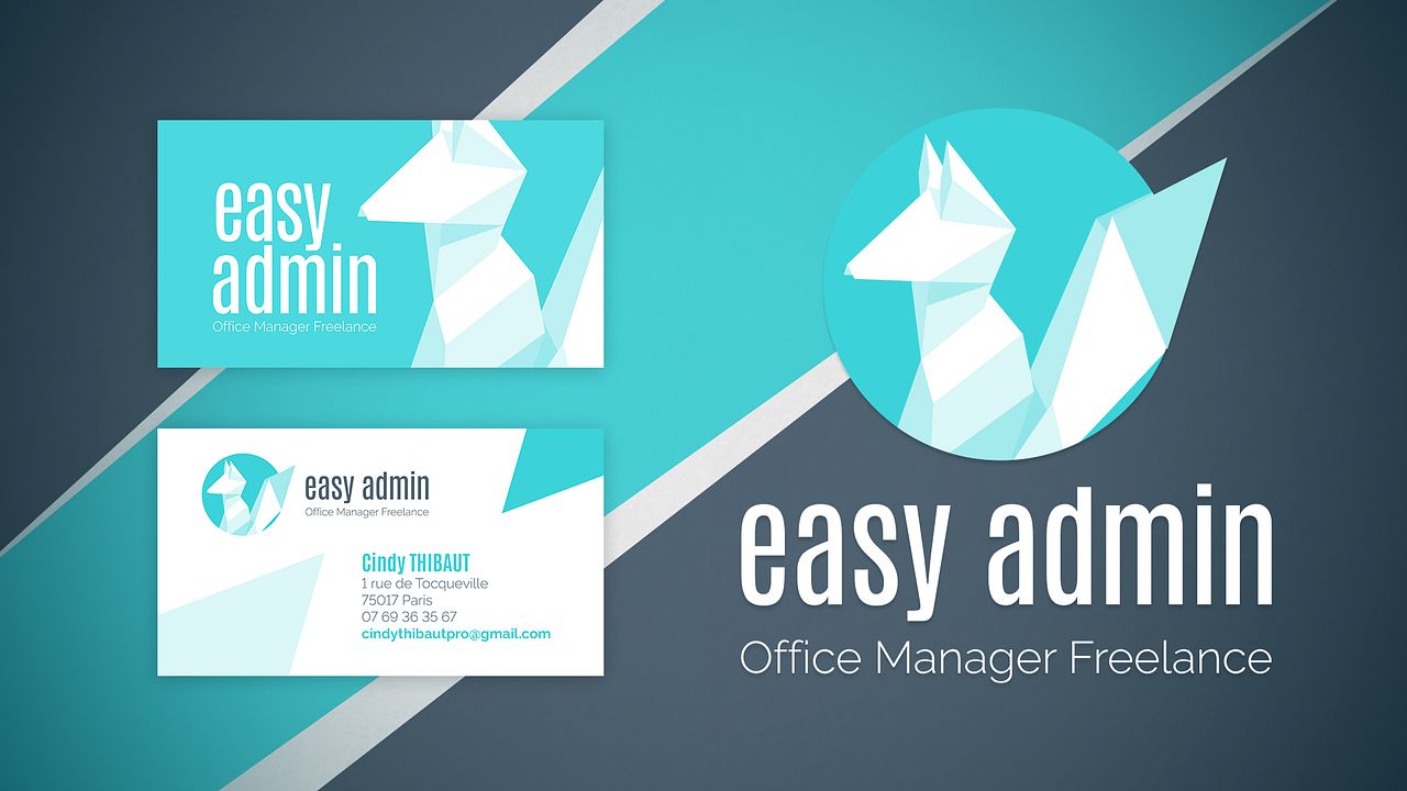 Logo et cartes de visite Easy Admin
