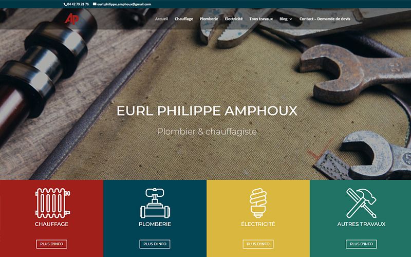 SITE VITRINE - AMPHOUX PHILIPPE