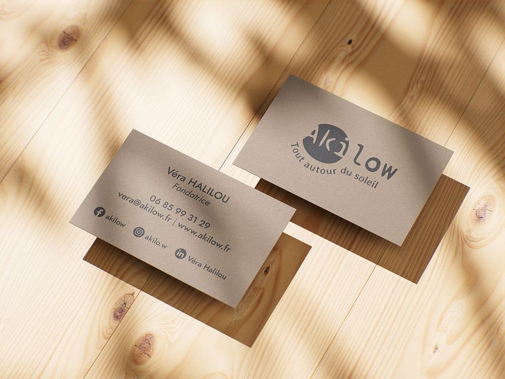 Carte de visite low impact