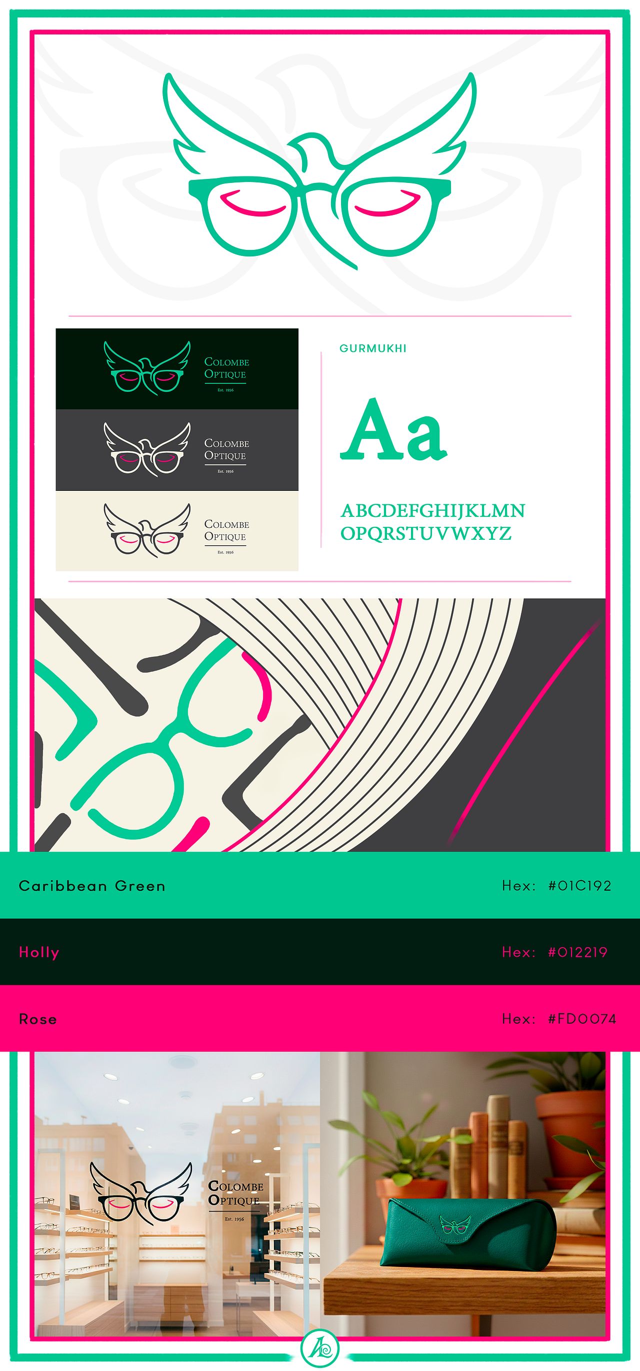 Brand Identity for Colombe Optique