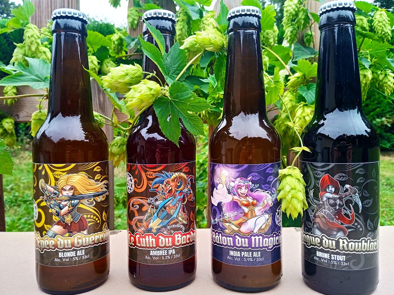 Etiquettes de bières geek