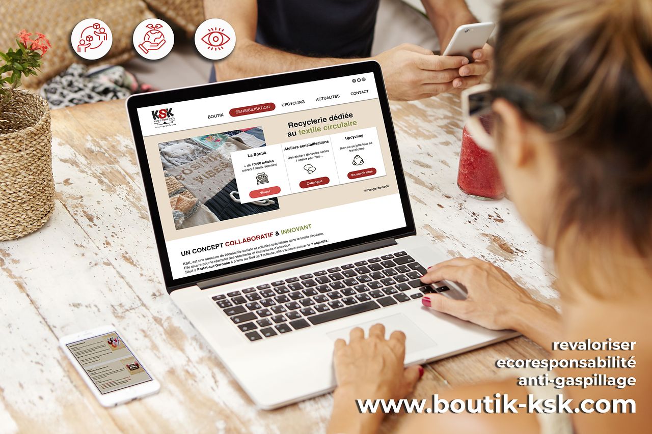 Site web (vitrine et e-commerce) - Seconde main