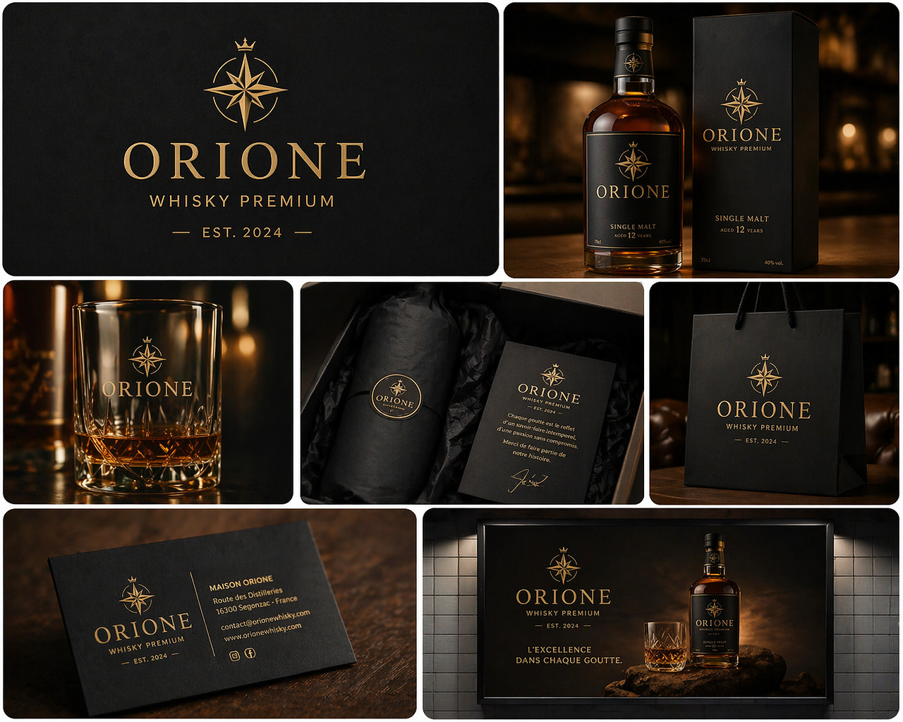 Branding & packaging – Whisky premium