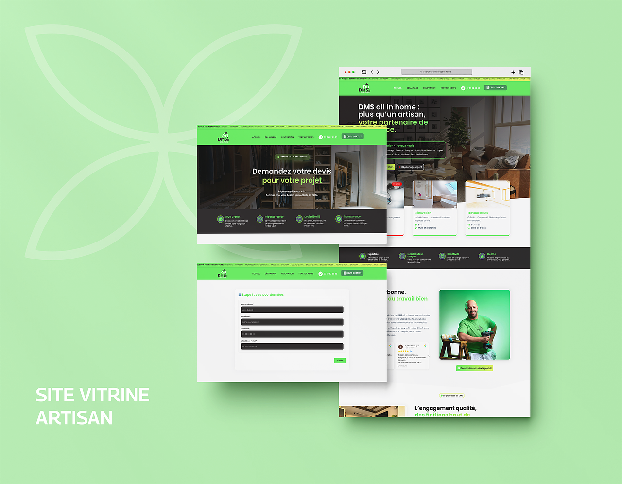 SITE VITRINE ARTISAN