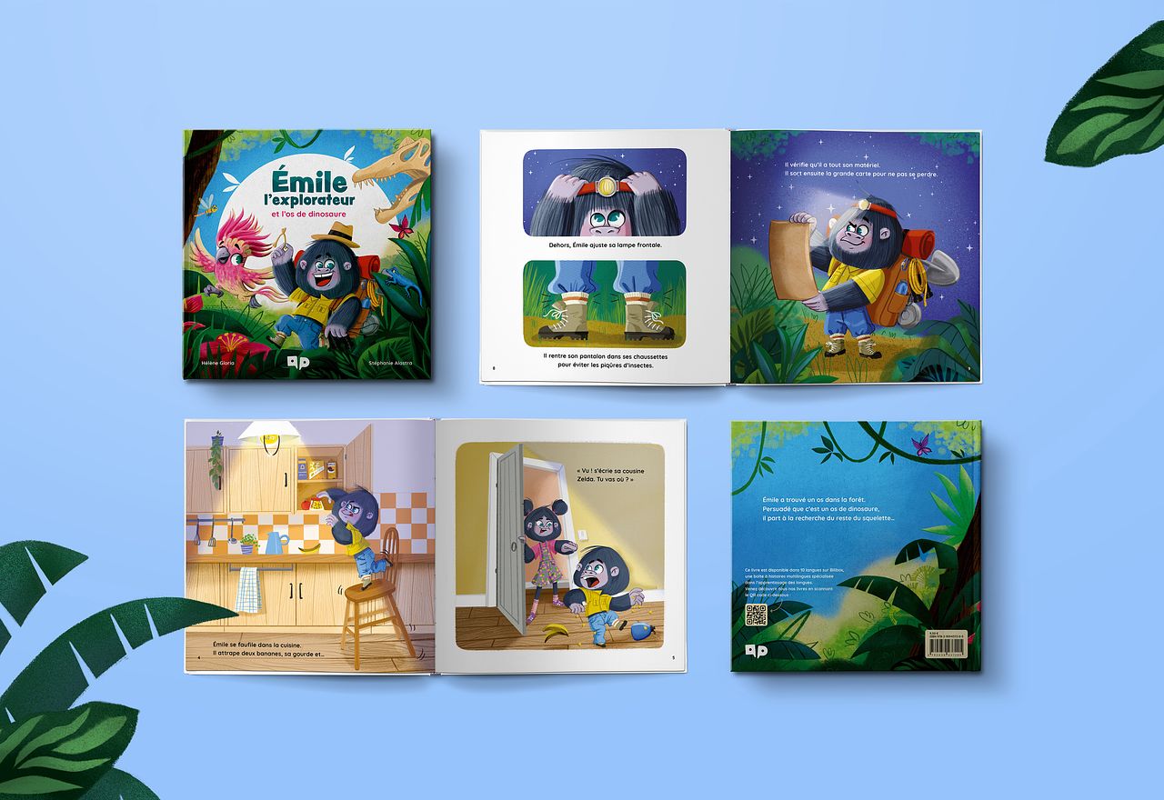 Mise en page livre jeunesse Bilibox