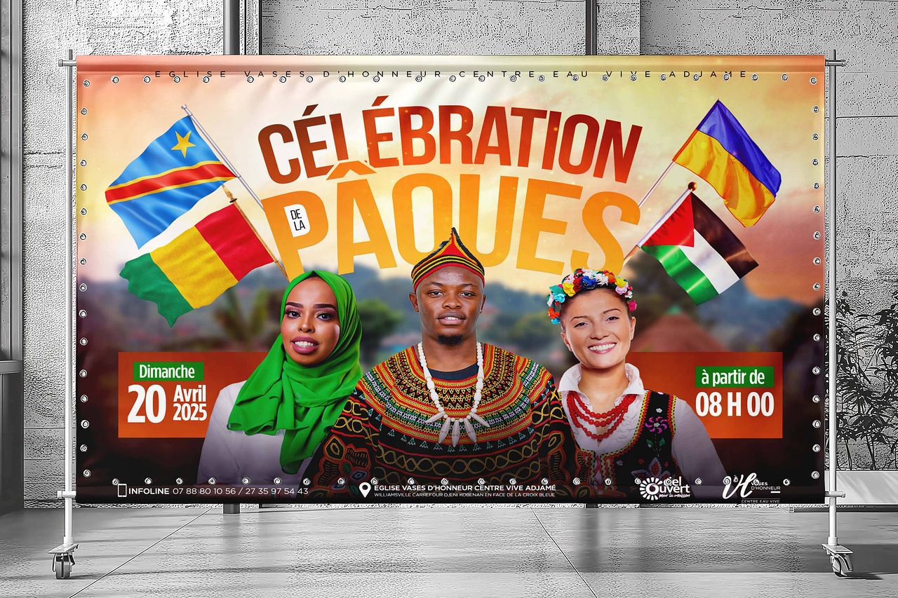 CAMPAGNE AFFICHAGE  CELEBRATION DE LA PÂQUES