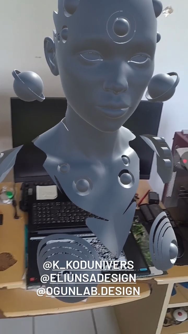 Portrait SCIFI en Réalité Augmenté