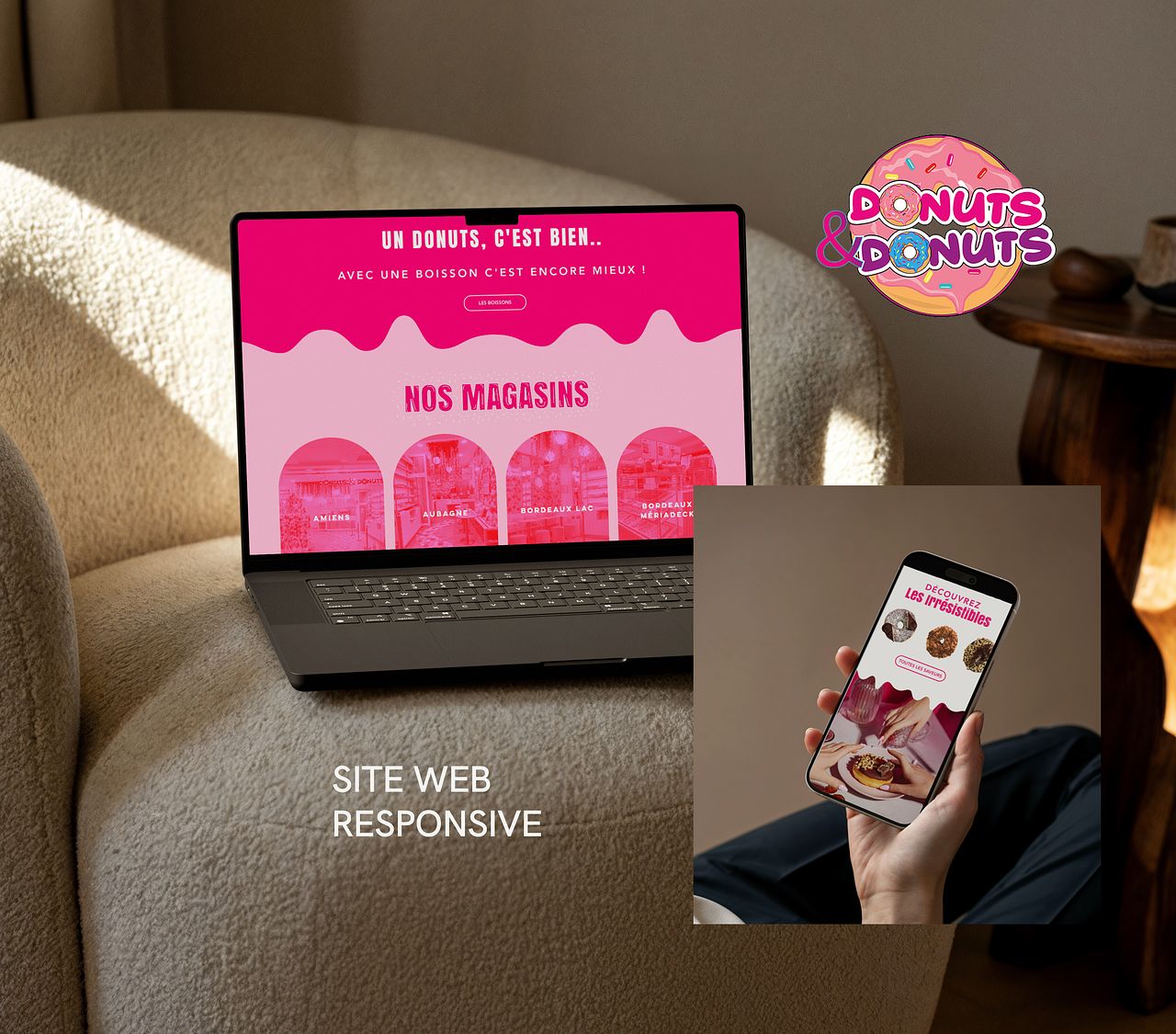 Création de site internet - Donuts and donuts