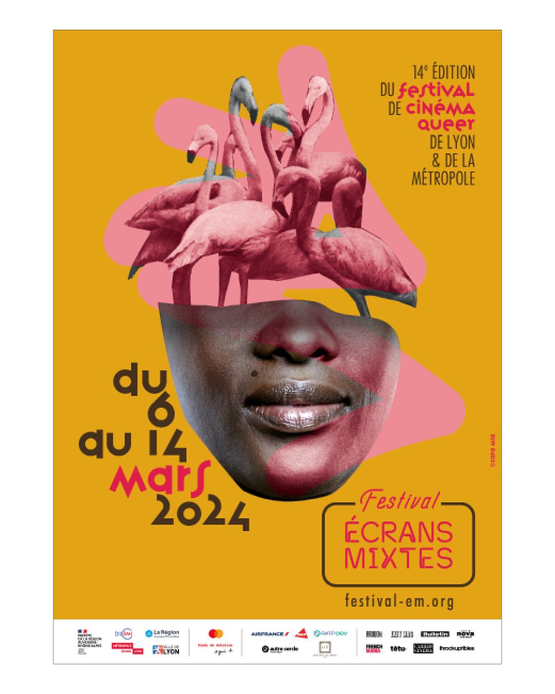 Campagne visuelle Festival de Cinéma Ecrans Mixtes