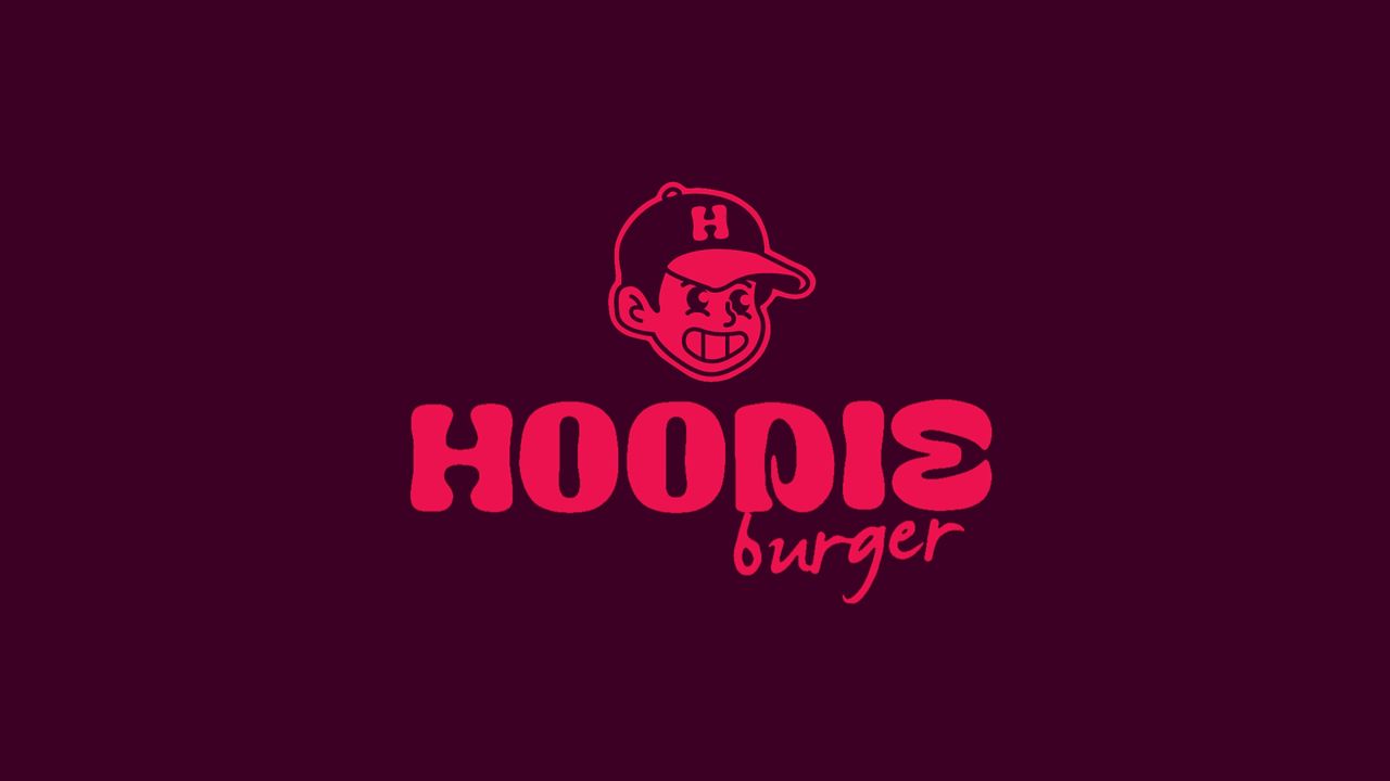 Hoodie Burger - Logo animé