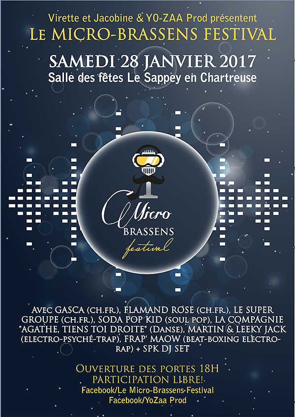 Affiche Micro Brassens Festival Hiver