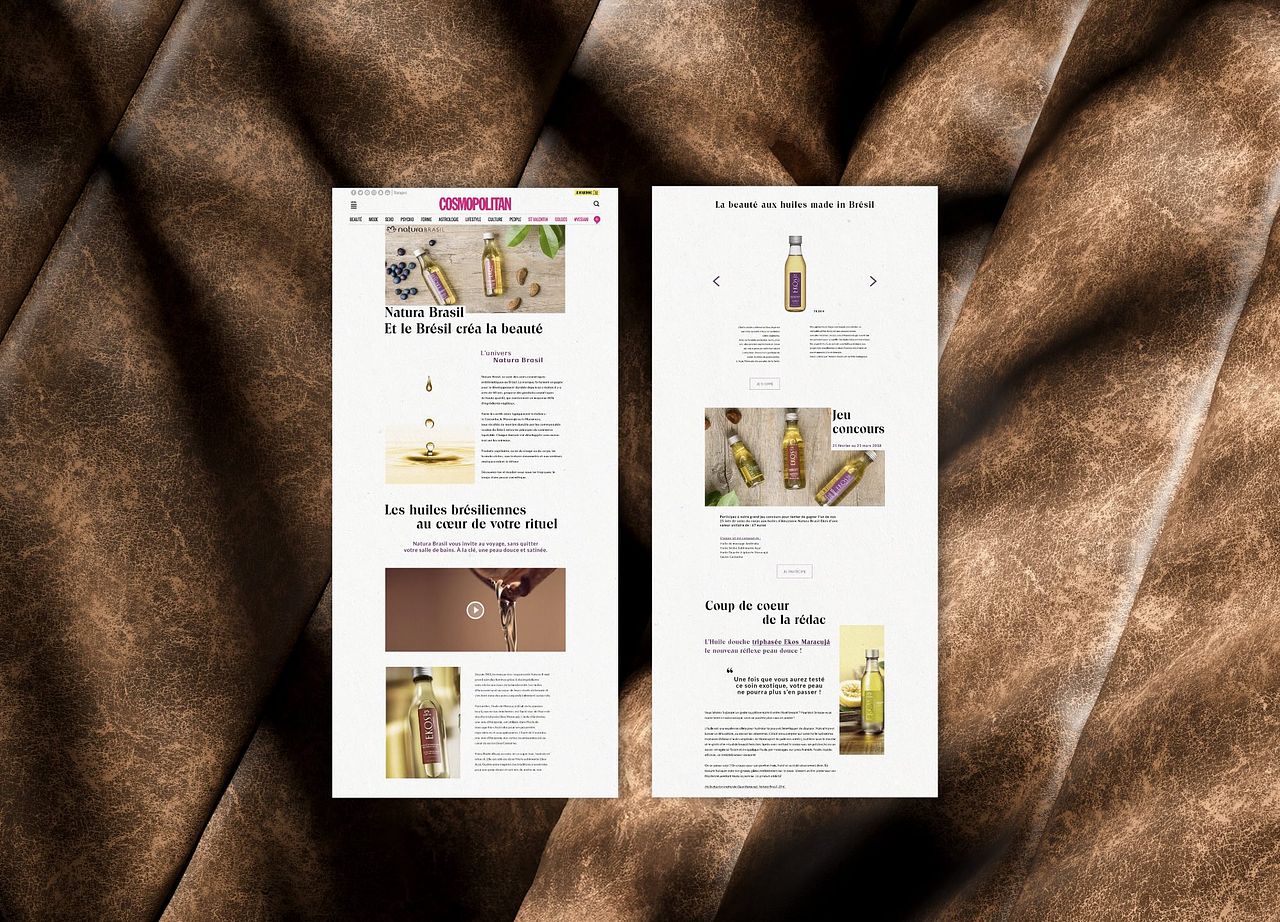 Landing page - Natura Brasil