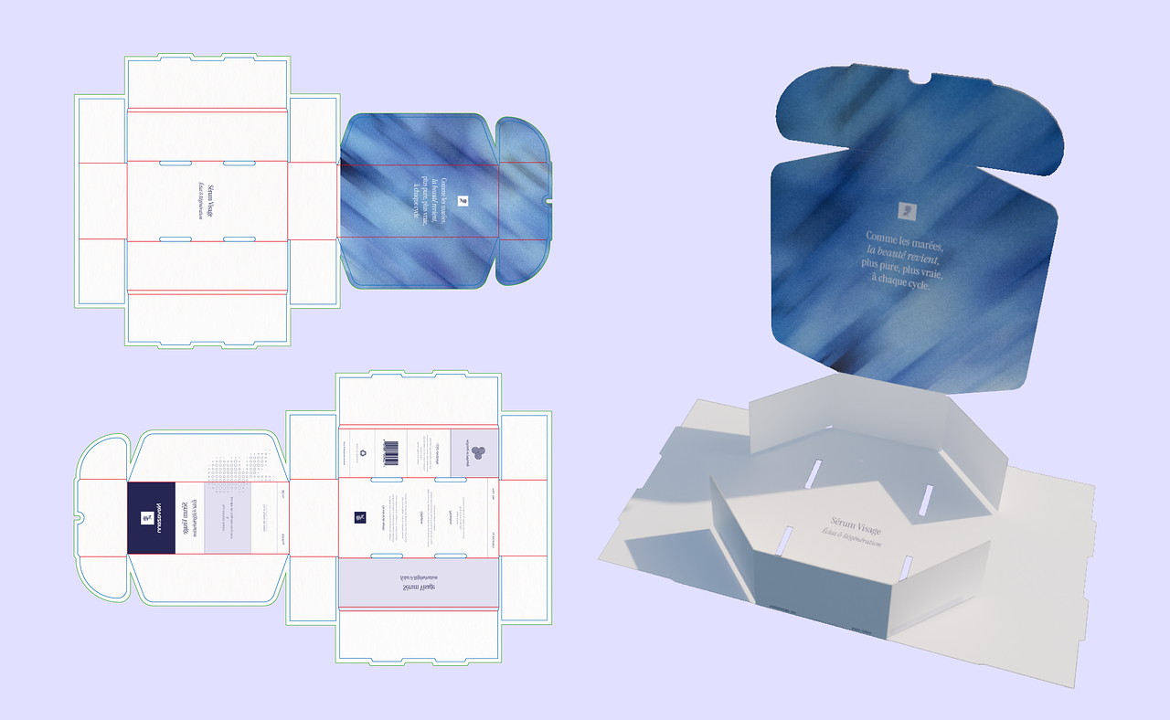 Packaging - Sérum visage : Nevezenn