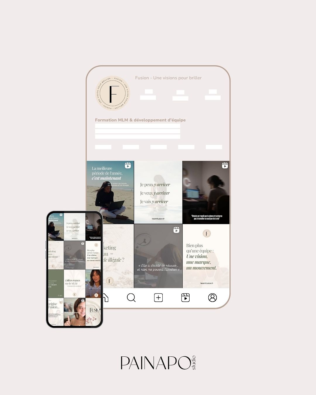Habillage Instagram Formation