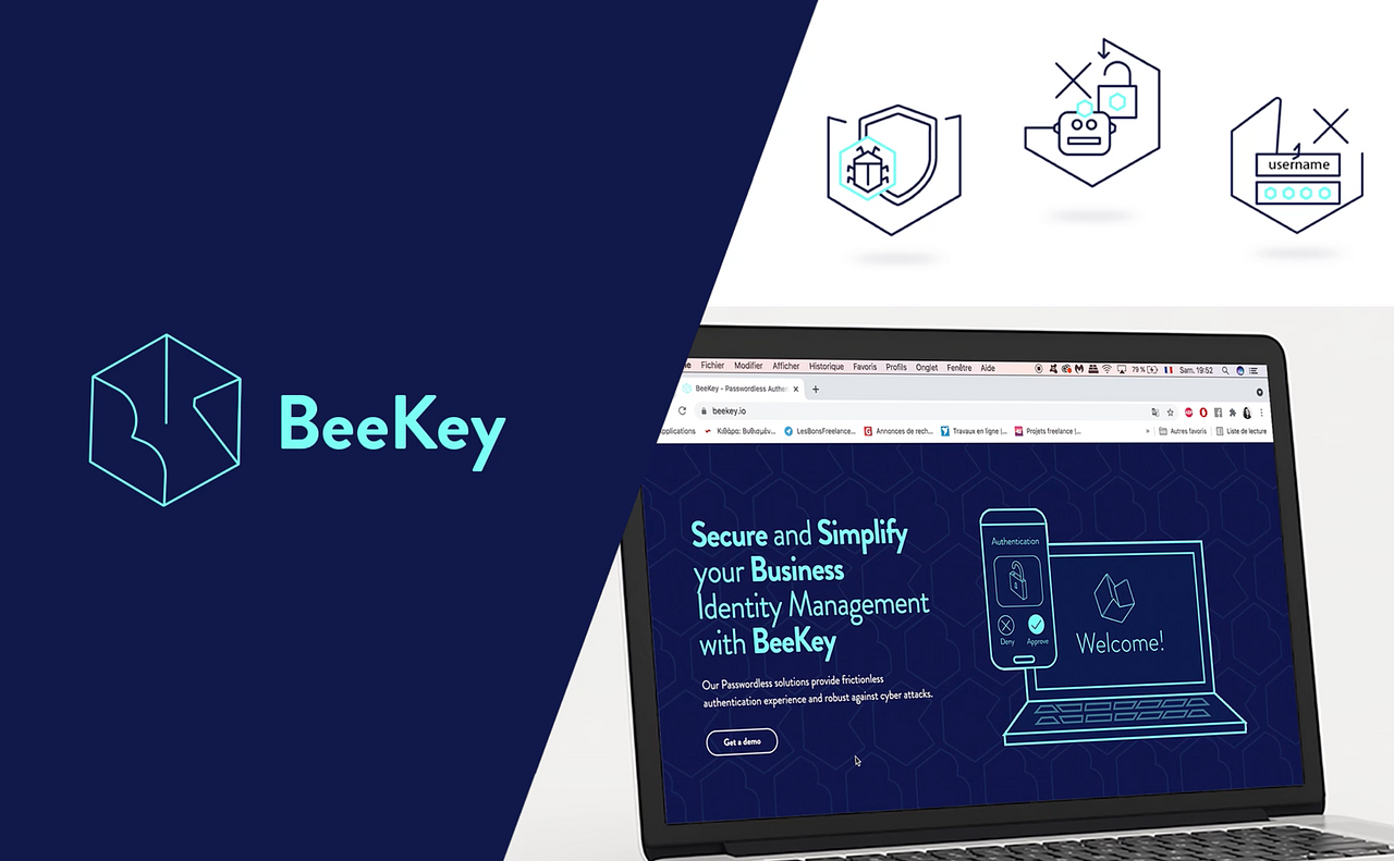 Identité visuelle et siteweb pour Beekey