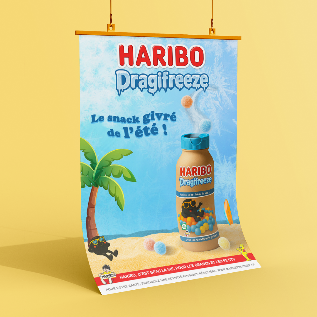 Affiche Haribo Dragifreeze