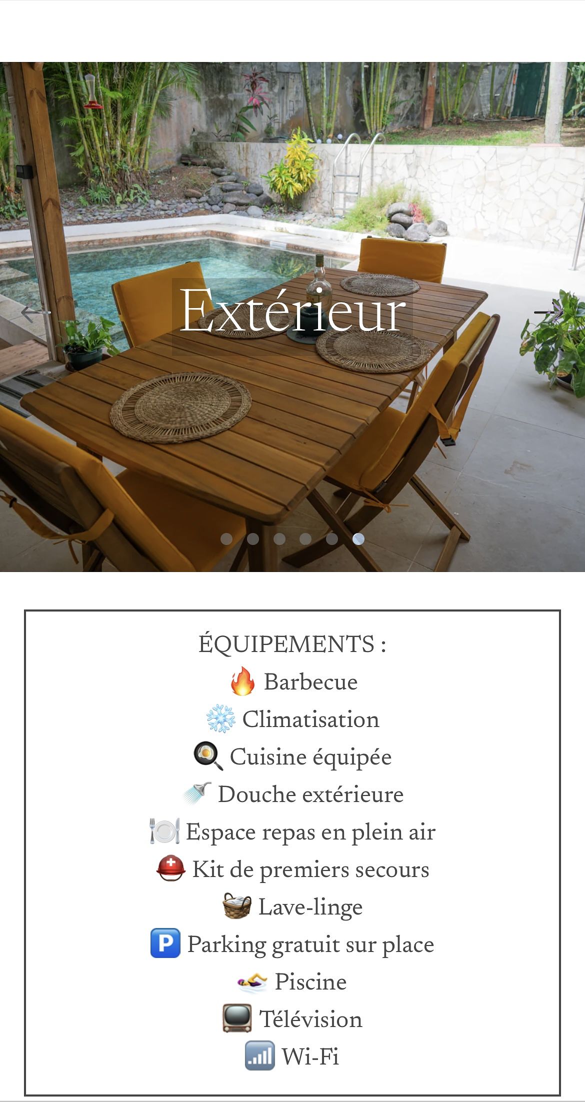 Site internet version mobile