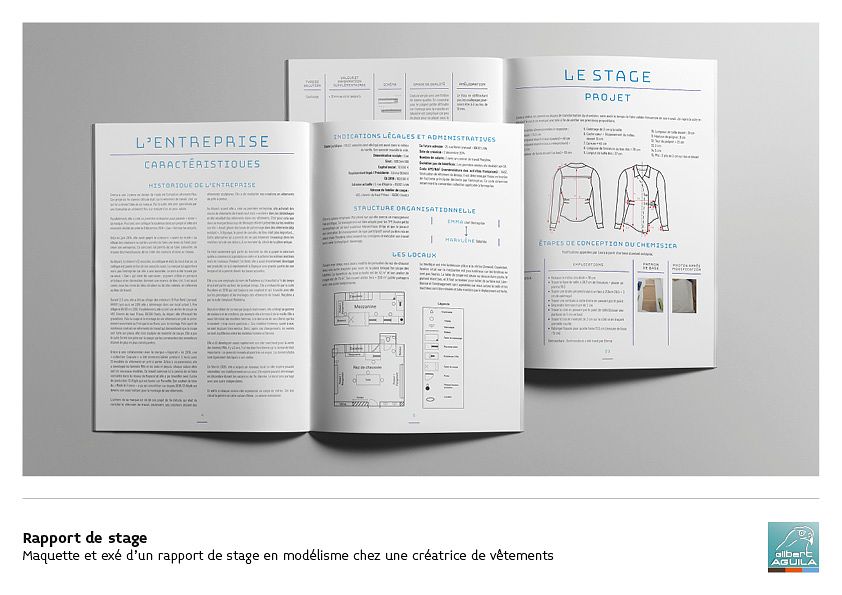 Mode - Rapport de stage modéliste