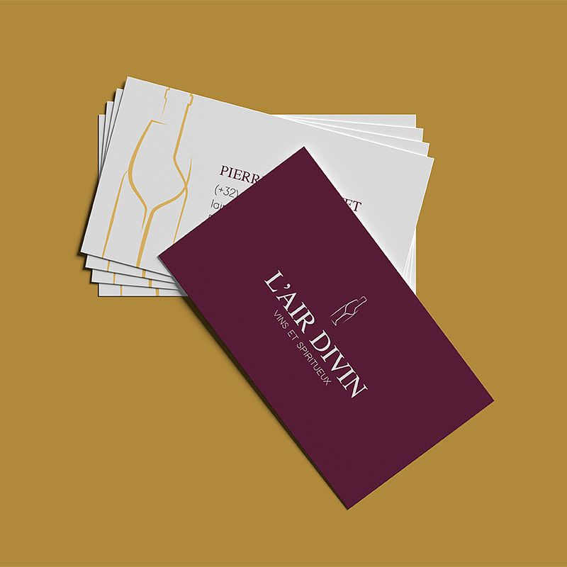 Carte de visite L'air Divin
