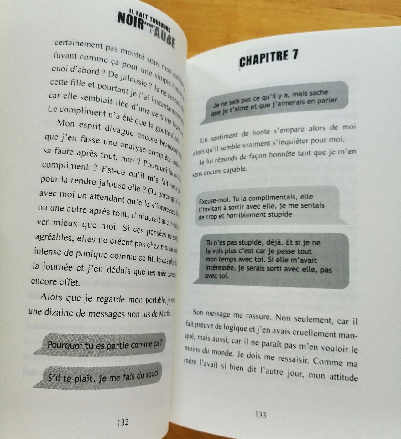 Mise en page "Il fait toujours noir avant l'Aube"
