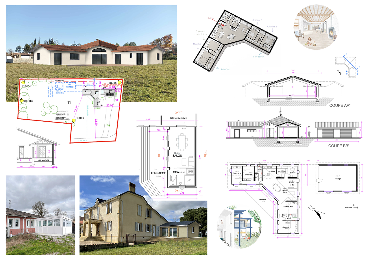 Dessin plans architecture