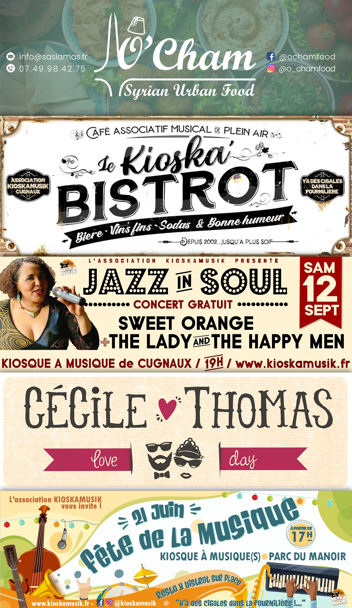 Réalisation de bâches/panneaux