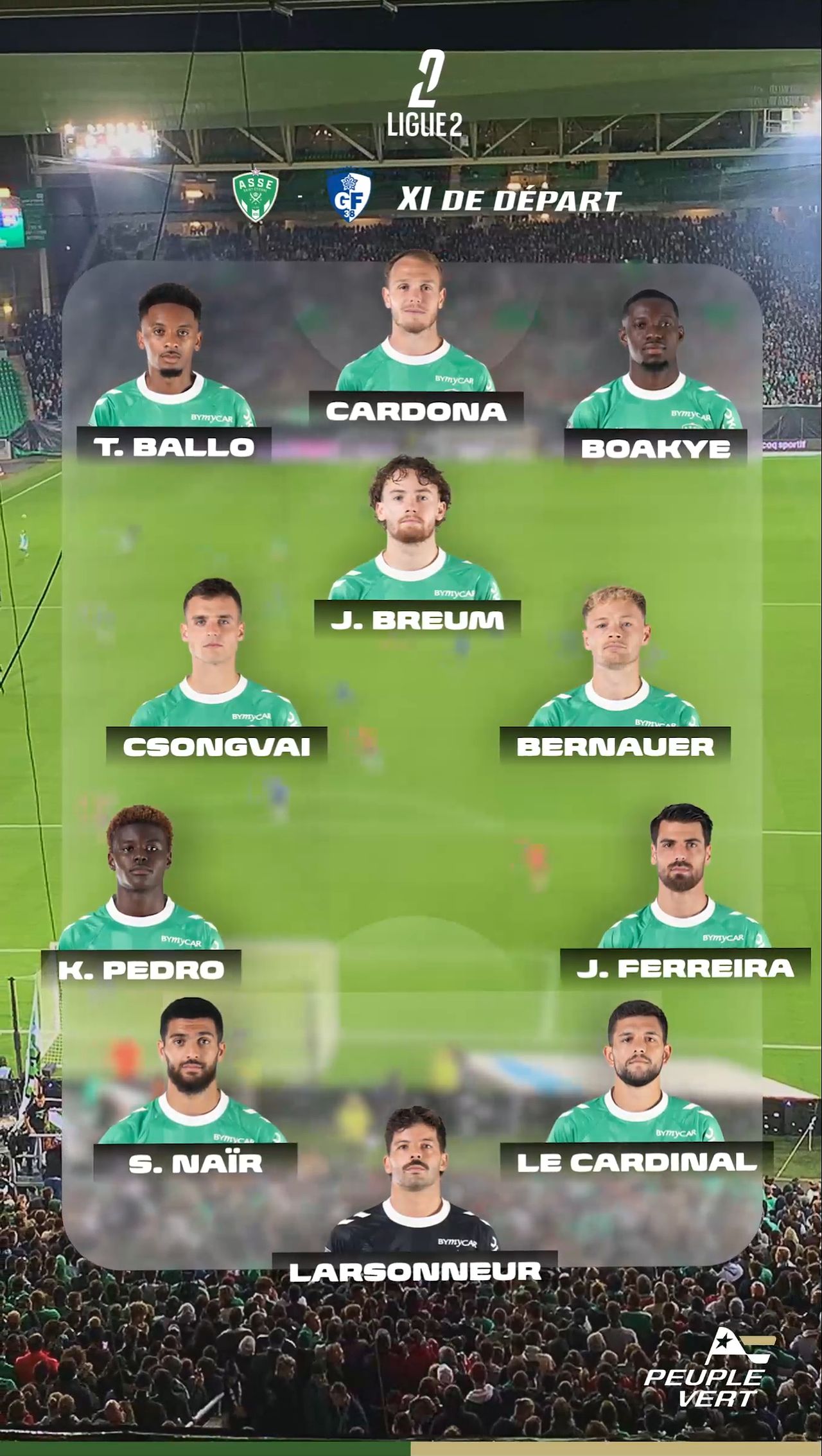 Vidéo "XI de départ"