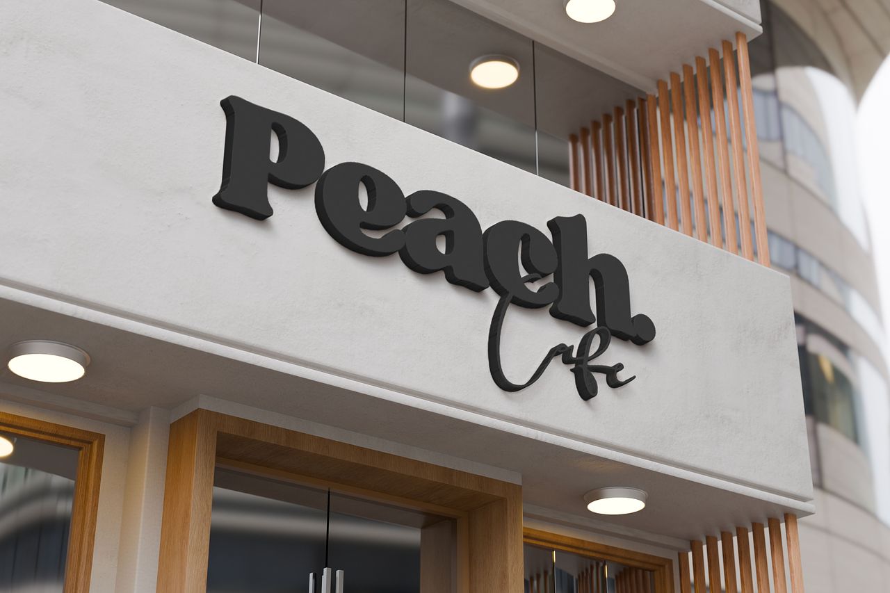 Logo Peach Café