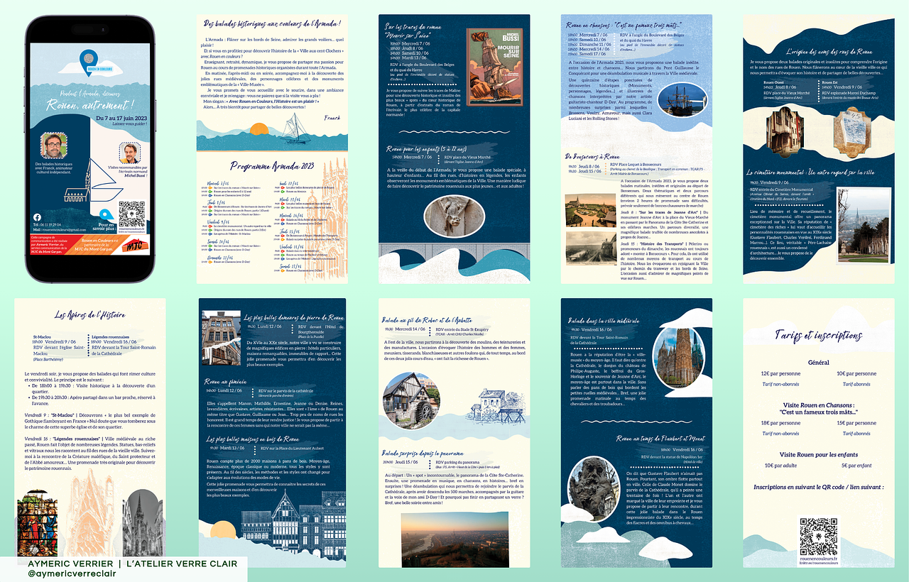 Présentation PDF pour Rouen en Couleurs