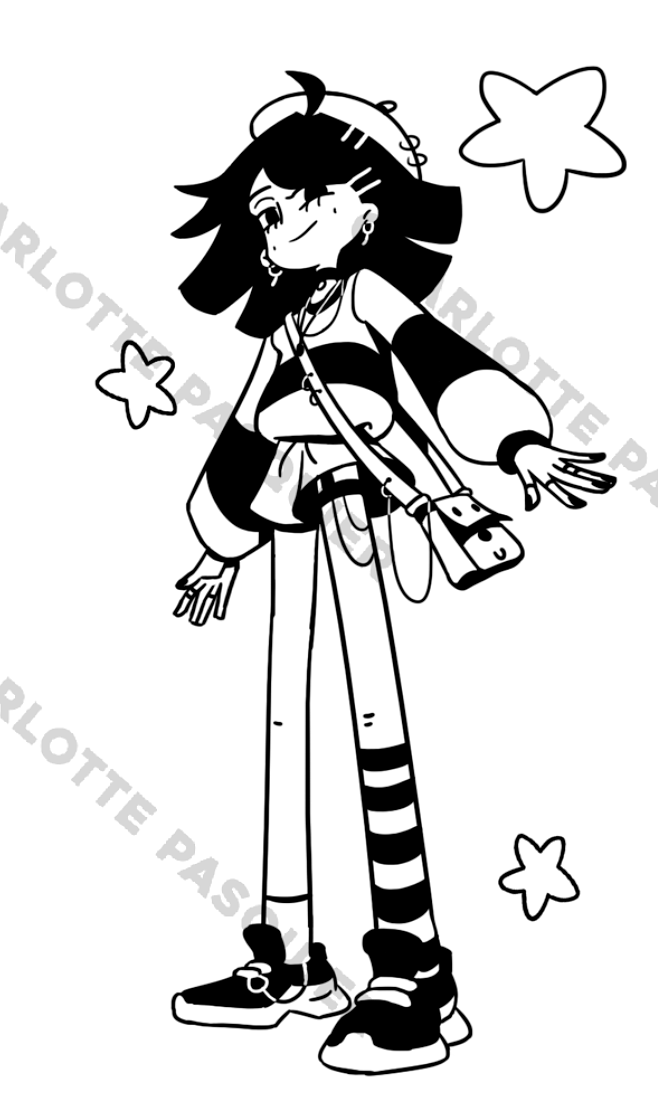 Personnage Noir et Blanc