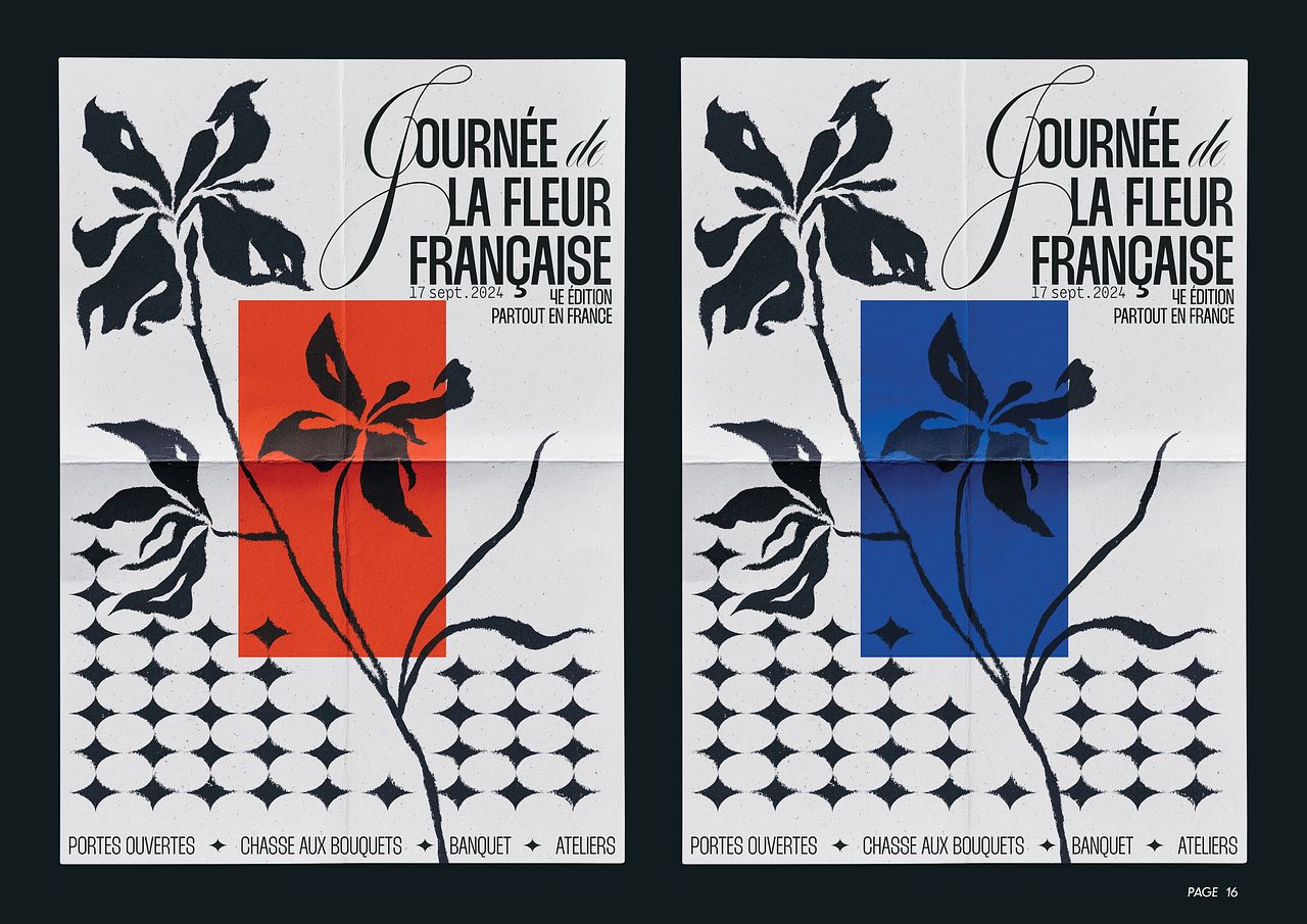 Affiche Journée de la Fleur Française