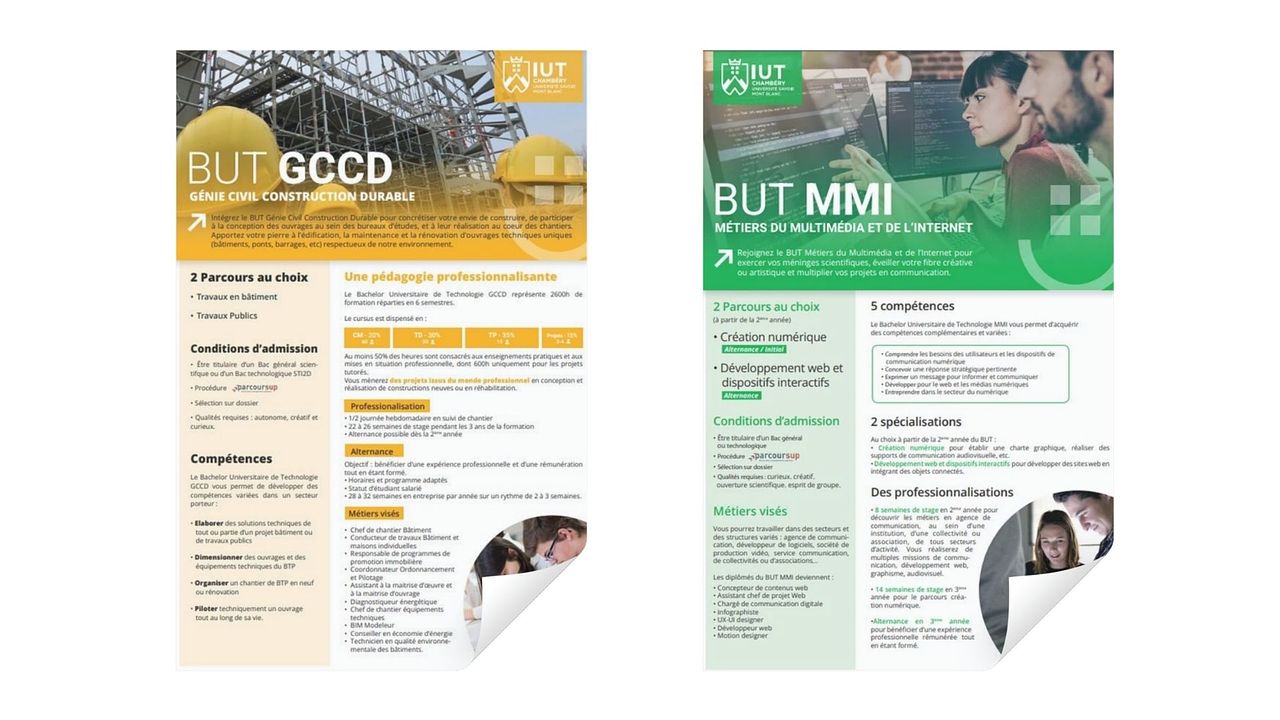 Brochures refonte BUT