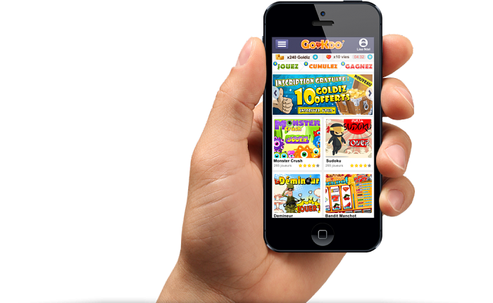 Webdesign, site de jeux en ligne