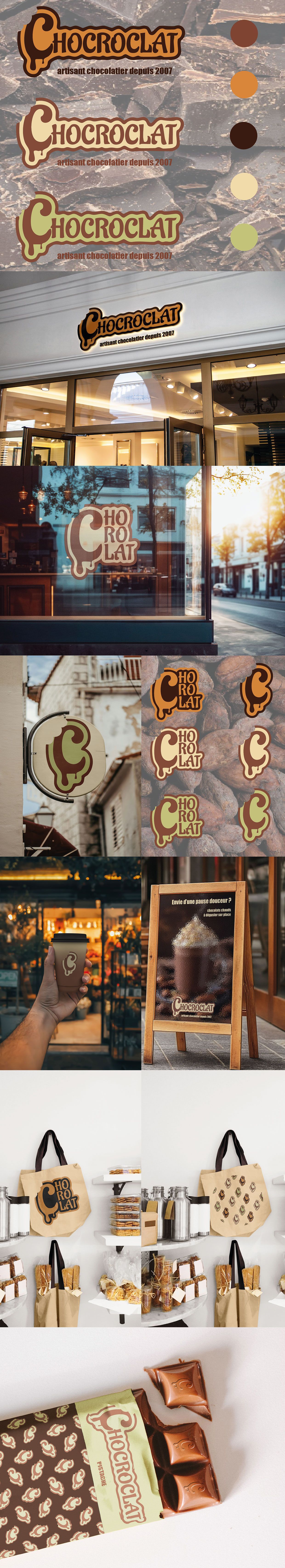 Identité visuelle d'une chocolaterie
